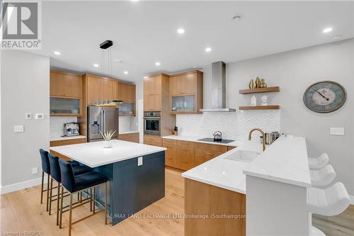 19 Walker Way, South Bruce Peninsula, ON - Indoor Photo Showing Kitchen With Upgraded Kitchen