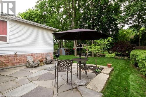 Large flagstone deck - 1026 St Matthews Avenue, Burlington, ON - Outdoor With Deck Patio Veranda