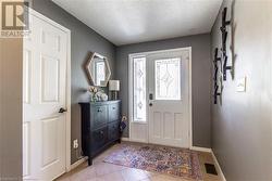 Foyer entrance (and garage access) - 