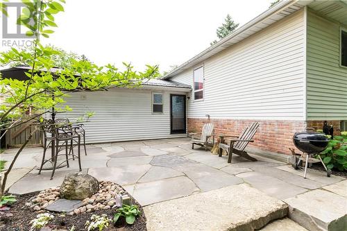 Large flagstone deck - 1026 St Matthews Avenue, Burlington, ON - Outdoor With Deck Patio Veranda With Exterior