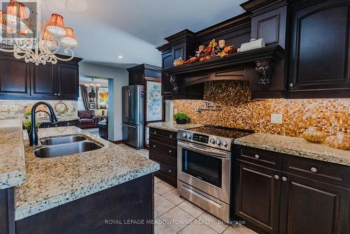 1258 Sodom Road, Hamilton, ON - Indoor Photo Showing Kitchen With Double Sink With Upgraded Kitchen