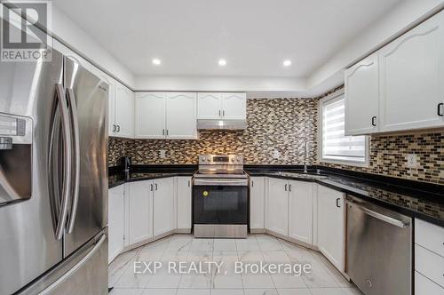 53 Pressed Brick Drive, Brampton, ON - Indoor Photo Showing Kitchen With Double Sink