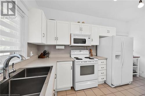 54 Barnesdale Avenue S, Hamilton, ON - Indoor Photo Showing Kitchen With Double Sink