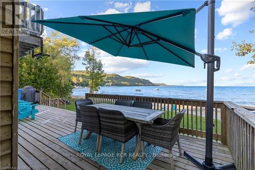 30 Water Street, South Bruce Peninsula, ON - Outdoor With Body Of Water With Deck Patio Veranda With Exterior