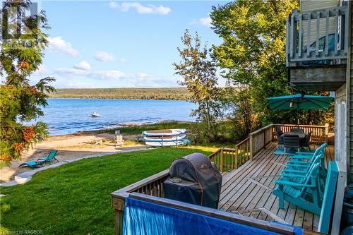 30 Water Street, South Bruce Peninsula, ON - Outdoor With Body Of Water With Deck Patio Veranda With View