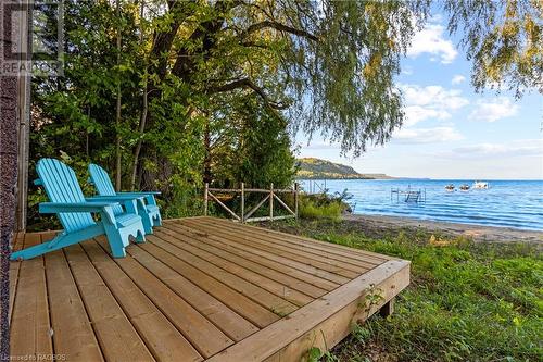 30 Water Street, South Bruce Peninsula, ON - Outdoor With Body Of Water With Deck Patio Veranda With View