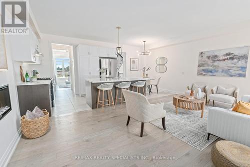 4009 Sixth Line, Oakville, ON - Indoor Photo Showing Living Room With Fireplace