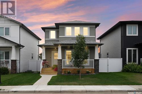 234 Dubois Crescent, Saskatoon, SK - Outdoor With Deck Patio Veranda With Facade