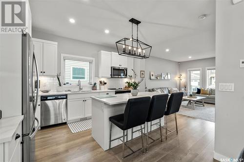 234 Dubois Crescent, Saskatoon, SK - Indoor Photo Showing Kitchen With Upgraded Kitchen