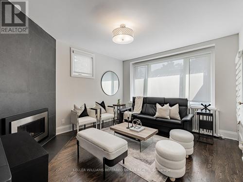 49 Eastbourne Crescent, Toronto, ON - Indoor Photo Showing Living Room With Fireplace