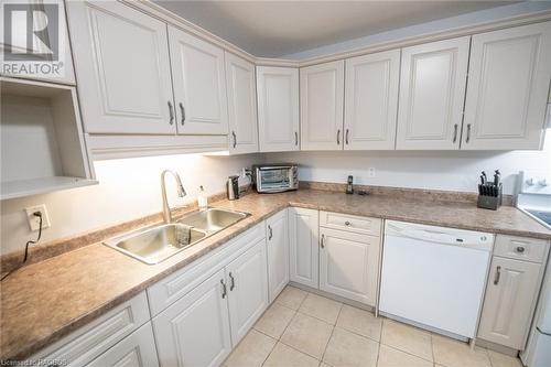 401 Birmingham Street E Unit# 305, Mount Forest, ON - Indoor Photo Showing Kitchen With Double Sink