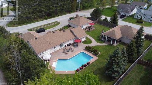 189 Pine Street, Sturgeon Falls, ON - Outdoor With In Ground Pool With Deck Patio Veranda With View