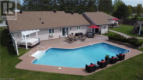 189 Pine Street, Sturgeon Falls, ON - Outdoor With In Ground Pool With Deck Patio Veranda With Backyard