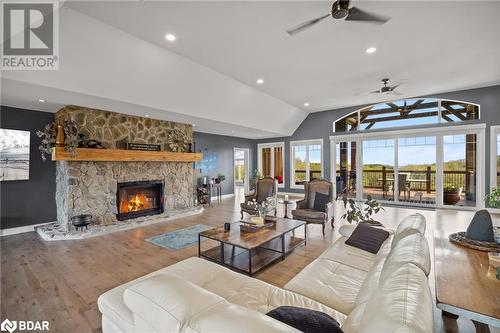 150 Long Reach Road, Brighton, ON - Indoor Photo Showing Living Room With Fireplace