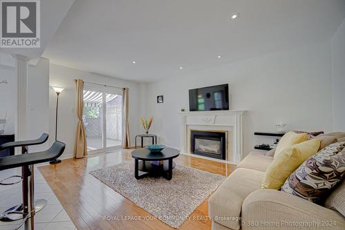 53 Marsh Street, Richmond Hill, ON - Indoor Photo Showing Living Room With Fireplace