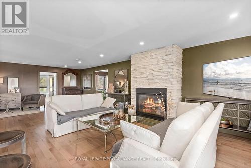 150 Long Reach Road, Brighton, ON - Indoor Photo Showing Living Room With Fireplace