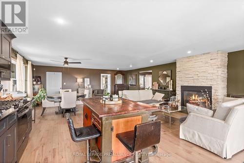 150 Long Reach Road, Brighton, ON - Indoor With Fireplace