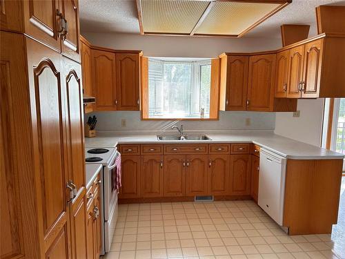 221 Broadway Avenue, Killarney, MB - Indoor Photo Showing Kitchen With Double Sink