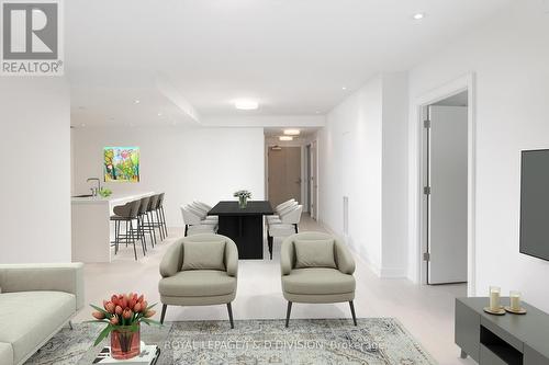 612 - 1 Strathgowan Avenue, Toronto, ON - Indoor Photo Showing Living Room