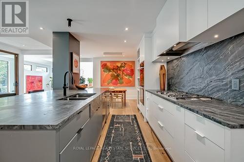 1250 Braeside Drive, Oakville, ON - Indoor Photo Showing Kitchen With Double Sink