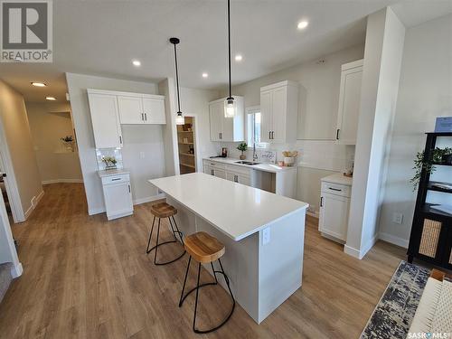 2981 Bellegarde Crescent, Regina, SK - Indoor Photo Showing Kitchen With Double Sink With Upgraded Kitchen