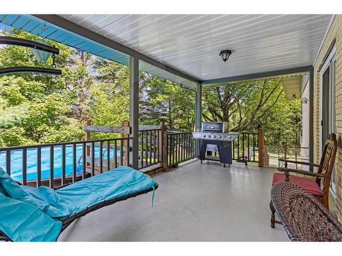 Balcony - 1613  - 1615 Ch. Du Village, Saint-Adolphe-D'Howard, QC - Outdoor With Deck Patio Veranda With Exterior