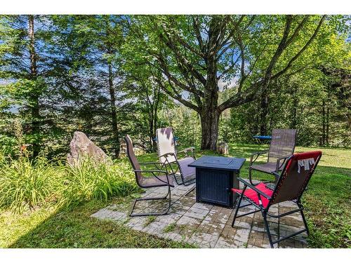 Backyard - 1613  - 1615 Ch. Du Village, Saint-Adolphe-D'Howard, QC - Outdoor With Deck Patio Veranda