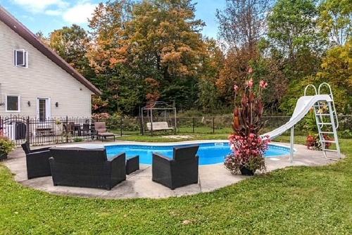 Pool - 1834  - 1834A Ch. De La Grande-Ligne, Stoneham-Et-Tewkesbury, QC - Outdoor With In Ground Pool With Backyard