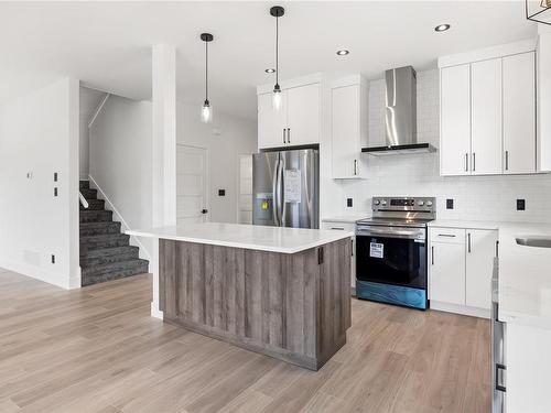 4356 Bains Mill Rd, Duncan, BC - Indoor Photo Showing Kitchen With Stainless Steel Kitchen With Upgraded Kitchen