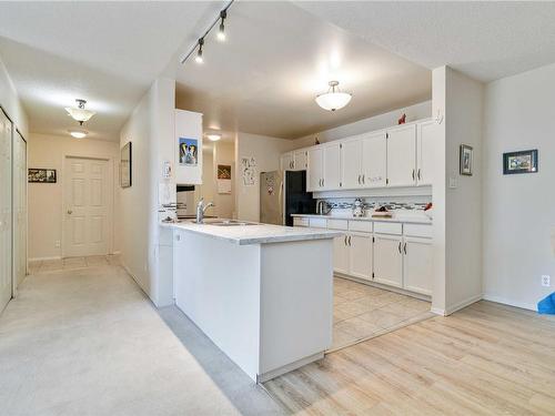 203-1110 Oscar St, Victoria, BC - Indoor Photo Showing Kitchen With Double Sink