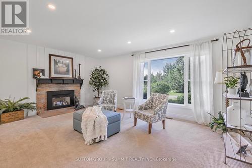 675185 Hurontario Street, Mono, ON - Indoor Photo Showing Living Room With Fireplace