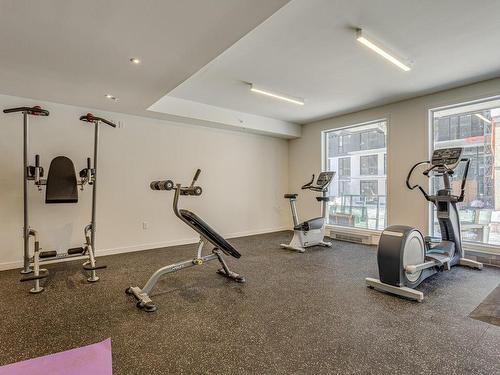 Exercise room - 801-1485 Rue Des Bassins, Montréal (Le Sud-Ouest), QC - Indoor Photo Showing Gym Room