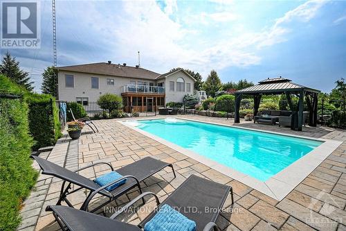 7042 Third Line Road S, Ottawa, ON - Outdoor With In Ground Pool With Deck Patio Veranda With Backyard