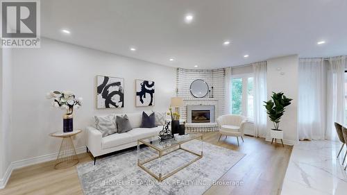 327 Sussex Avenue, Richmond Hill, ON - Indoor Photo Showing Living Room With Fireplace