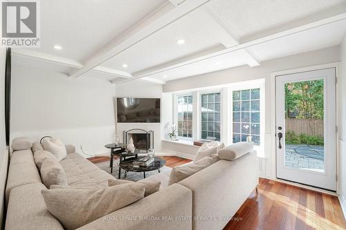 2112 Constance Drive, Oakville, ON - Indoor Photo Showing Living Room With Fireplace