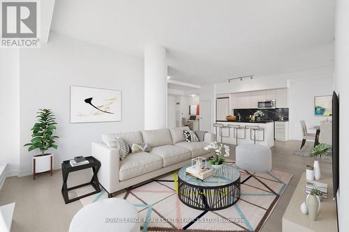 1106 - 859 The Queensway, Toronto, ON - Indoor Photo Showing Living Room