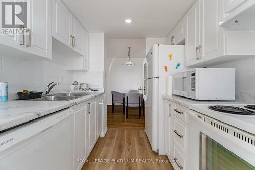 1005 - 30 Malta Avenue, Brampton, ON - Indoor Photo Showing Kitchen With Double Sink