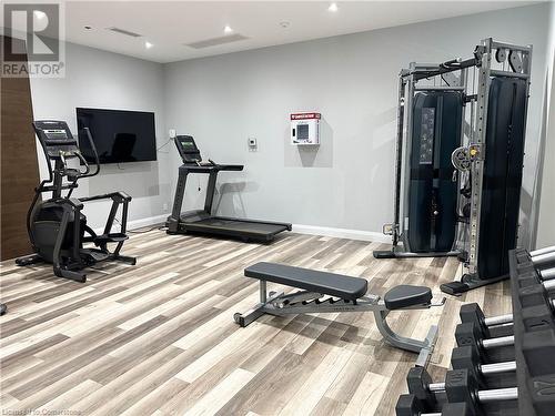 1 Redfern Avenue Unit# 329, Hamilton, ON - Indoor Photo Showing Gym Room