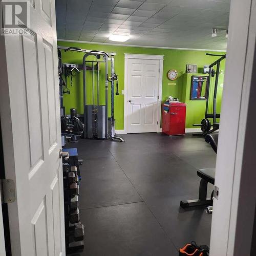 4700 Schubert Road, Armstrong, BC - Indoor Photo Showing Gym Room