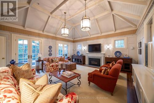 80 Old Forest Hill Road, Toronto, ON - Indoor Photo Showing Living Room With Fireplace