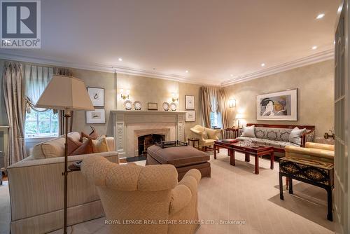 80 Old Forest Hill Road, Toronto, ON - Indoor Photo Showing Living Room With Fireplace