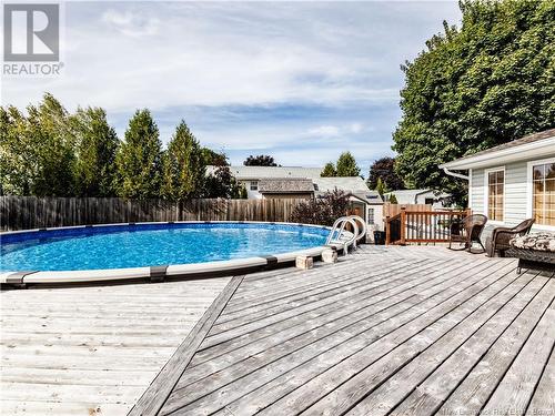 5 Alswood, Shediac River, NB - Outdoor With Above Ground Pool With Deck Patio Veranda