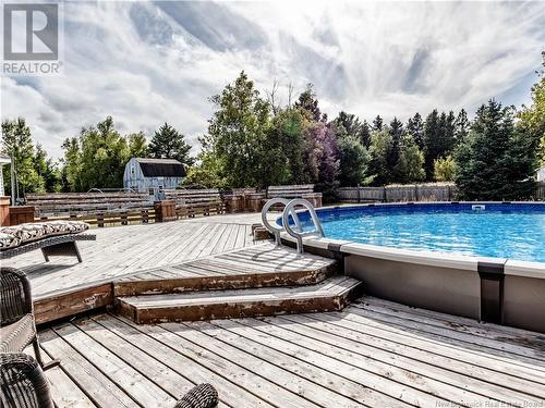 5 Alswood, Shediac River, NB - Outdoor With Above Ground Pool With Deck Patio Veranda