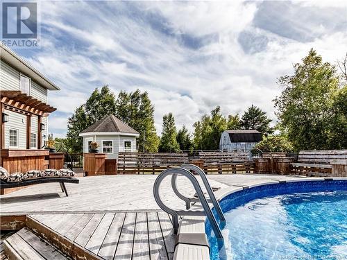 5 Alswood, Shediac River, NB - Outdoor With Above Ground Pool With Deck Patio Veranda