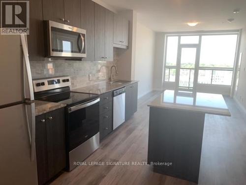 1602 - 104 Garment Street, Kitchener, ON - Indoor Photo Showing Kitchen With Upgraded Kitchen