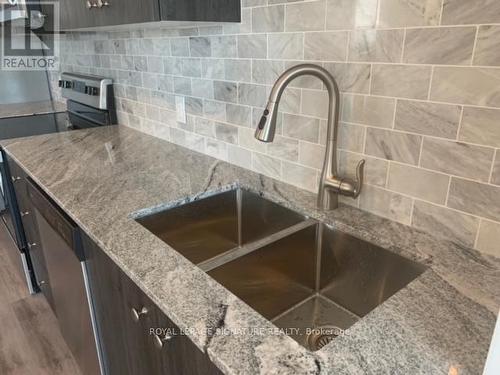 1602 - 104 Garment Street, Kitchener, ON - Indoor Photo Showing Kitchen With Double Sink