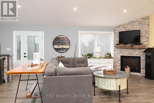 14846 County Road 2, Brighton, ON - Indoor Photo Showing Living Room With Fireplace