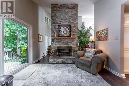 118 Somerset Road, London, ON - Indoor Photo Showing Living Room With Fireplace