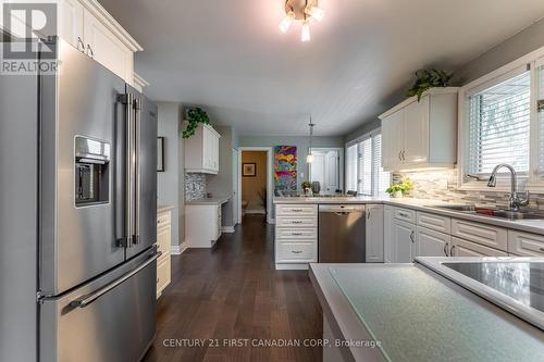 118 Somerset Road, London, ON - Indoor Photo Showing Kitchen With Double Sink With Upgraded Kitchen