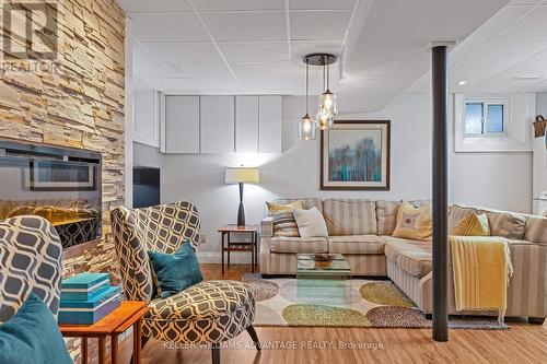 35 Morningside Avenue, Toronto, ON - Indoor Photo Showing Living Room With Fireplace